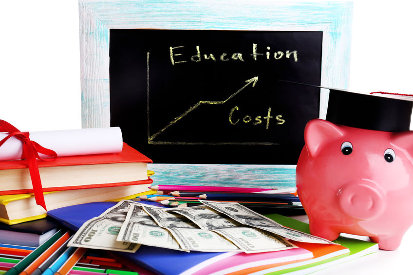 education costs concept for need aware college