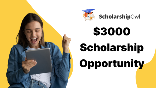 We Have a New $3000 Scholarship Opportunity For You!