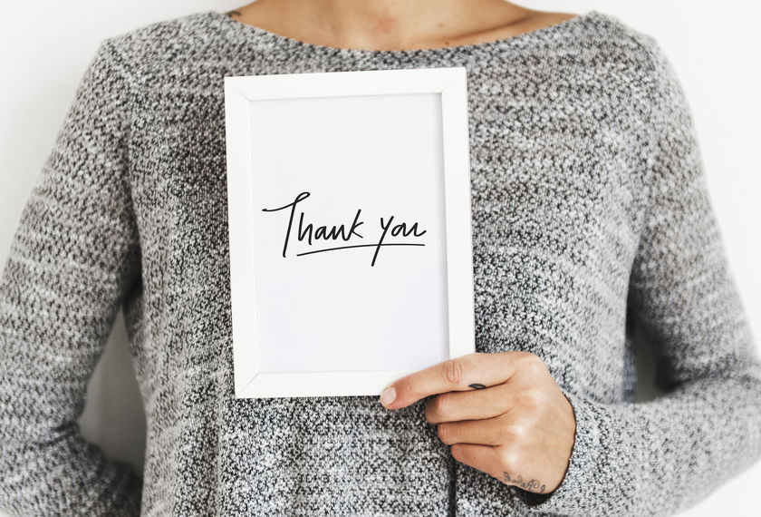 Handwritten Thank You Letter Format