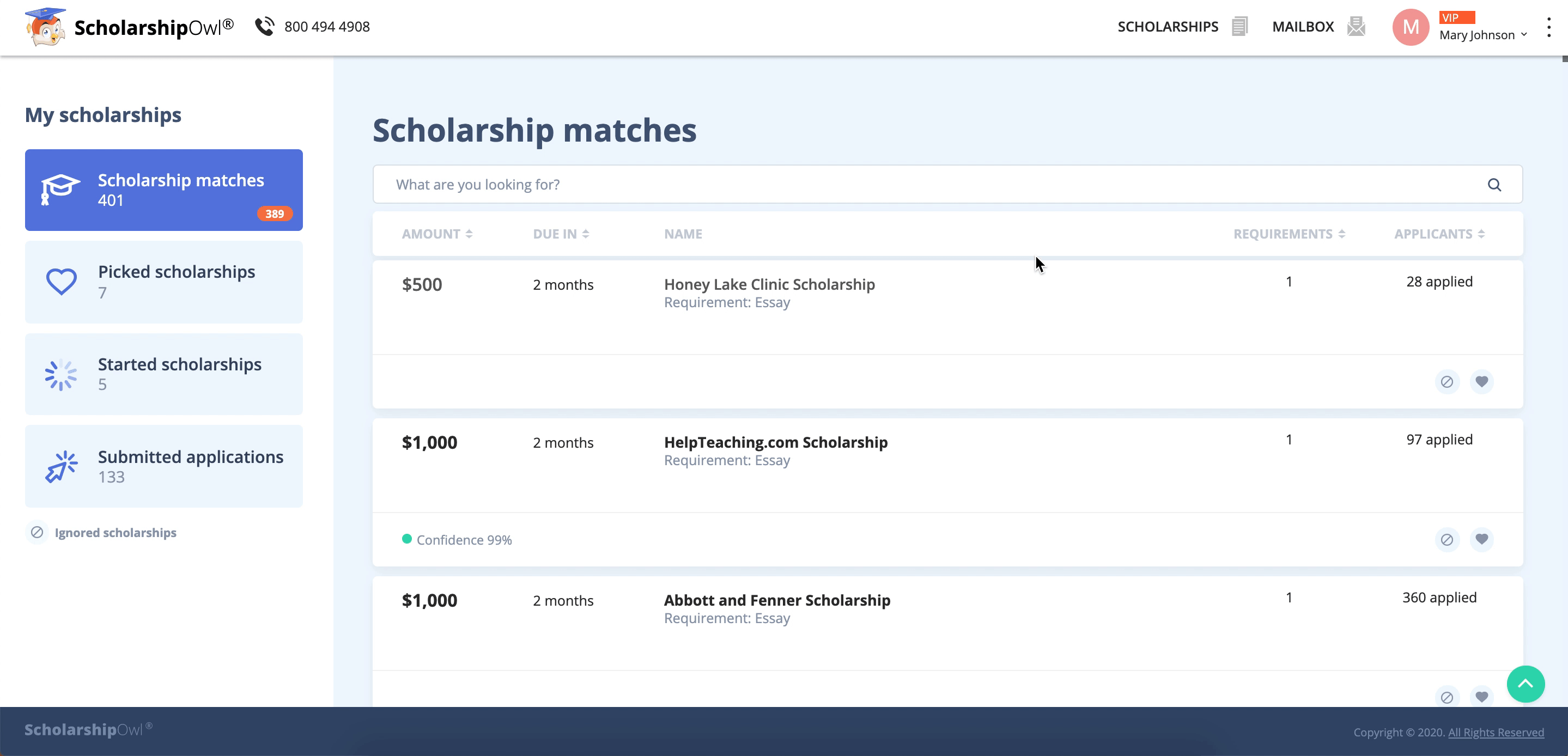 Win more scholarships