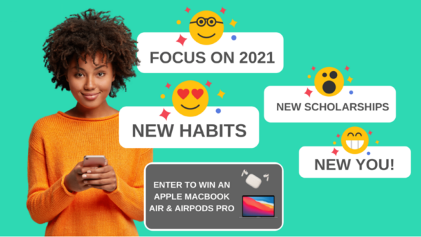 New Year, New Habits Scholarship Contest – Win a MacBook Air and AirPods Pro!
