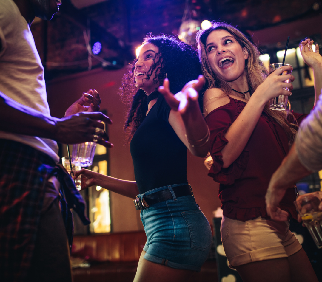 college students partying