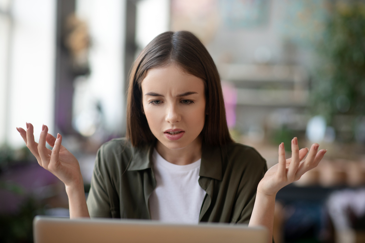Confused college student looking at loan options resulting from One Big Beautiful Bill Act