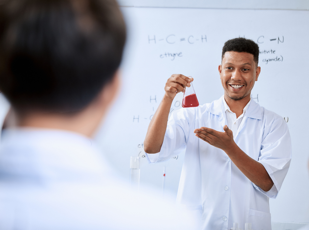 teacher lecturing