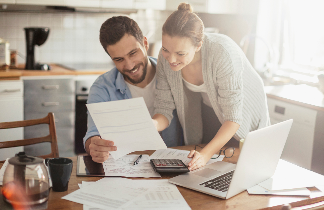 parents working on their budget