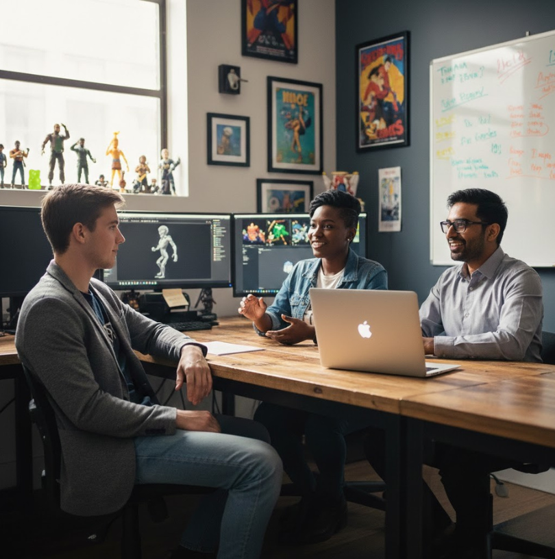 student interviewing for an internship