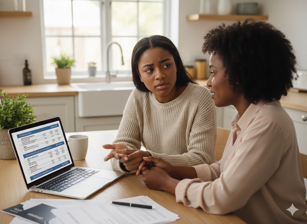 mom and teen review financial aid offer