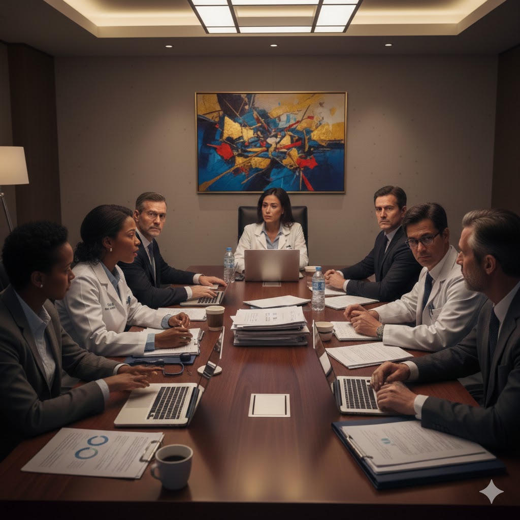 hospital board meeting