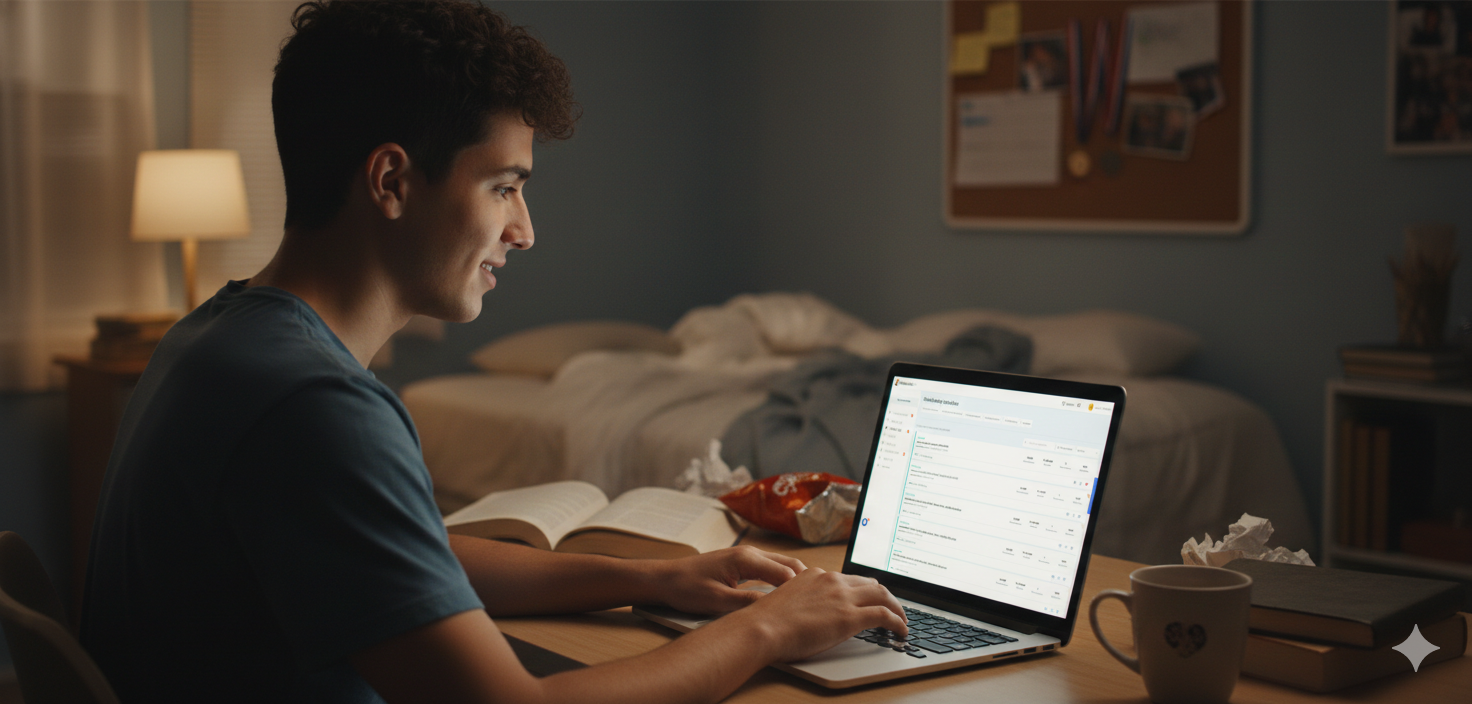 student applying for scholarships with ScholarshipOwl