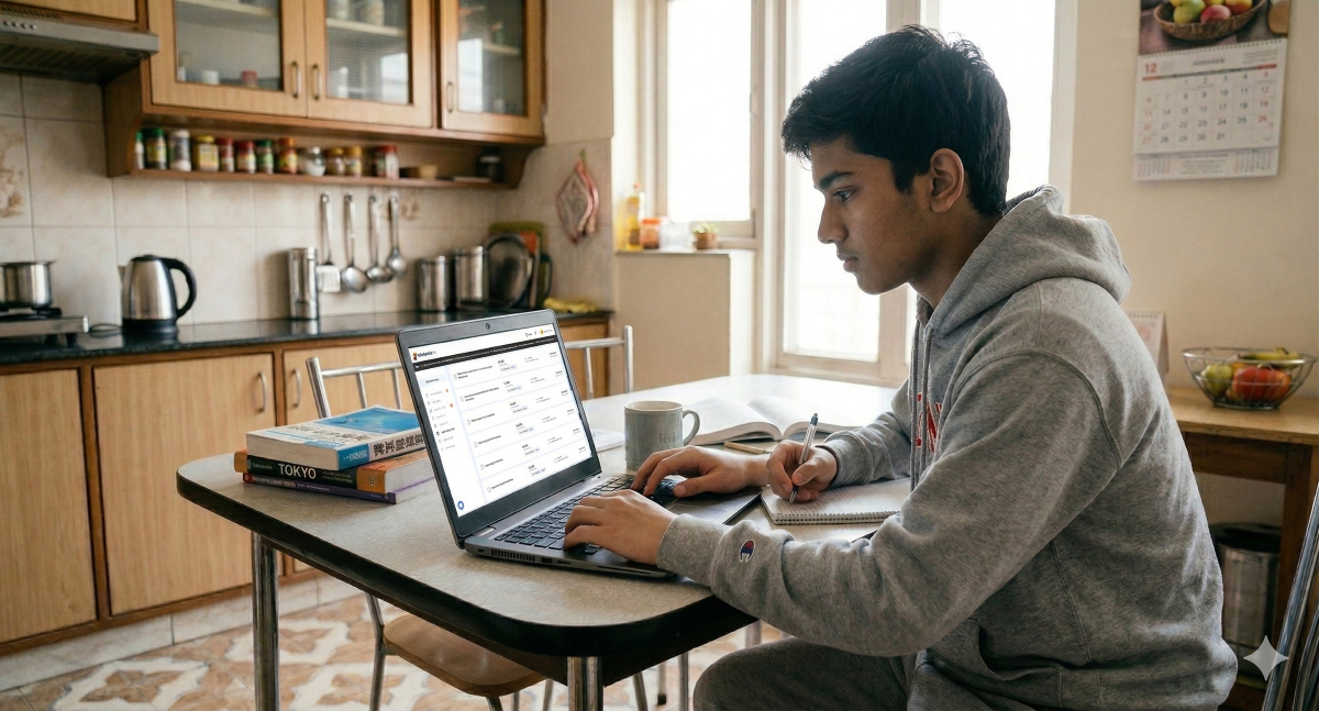 Student applying for scholarships with ScholarshipOwl