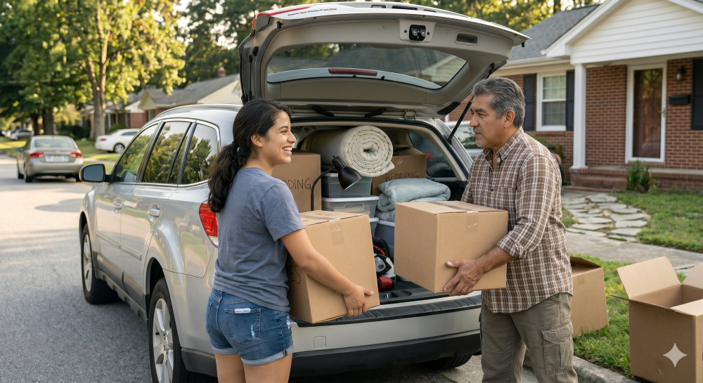 Recent college grad moving back home