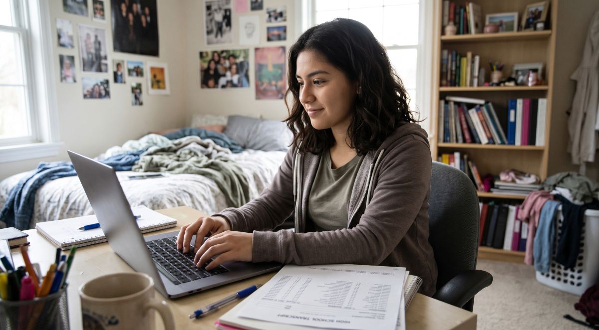 student applying to colleges