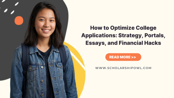 How to Optimize College Applications: Strategy, Portals, Essays, and Financial Hacks