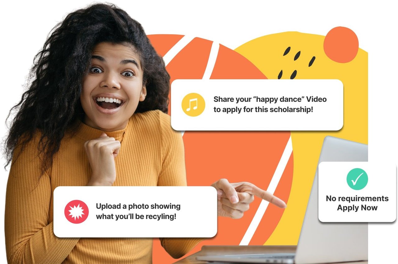 Girl pointing at a laptop